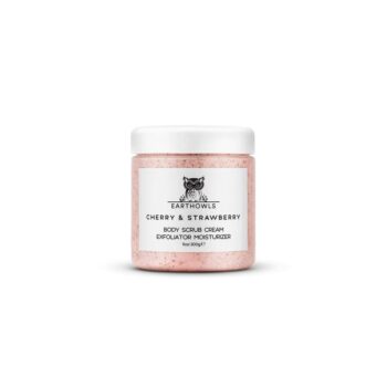 Earthowls Cherry & Strawberry Body Scrub Cream